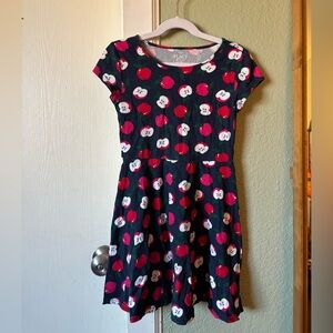 Honeycrisp Dress • Cotton Apple Print Dress